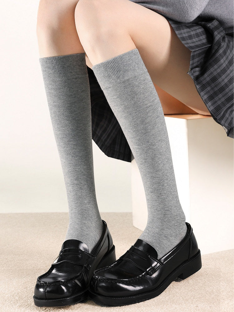 Minimalist Calf Slimming 5 Solid Colors Color Socks