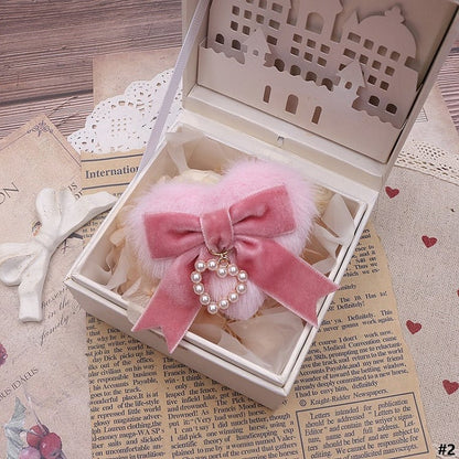 Options Kei Jirai Color Heart-shaped Bow Hairclip Plush 11