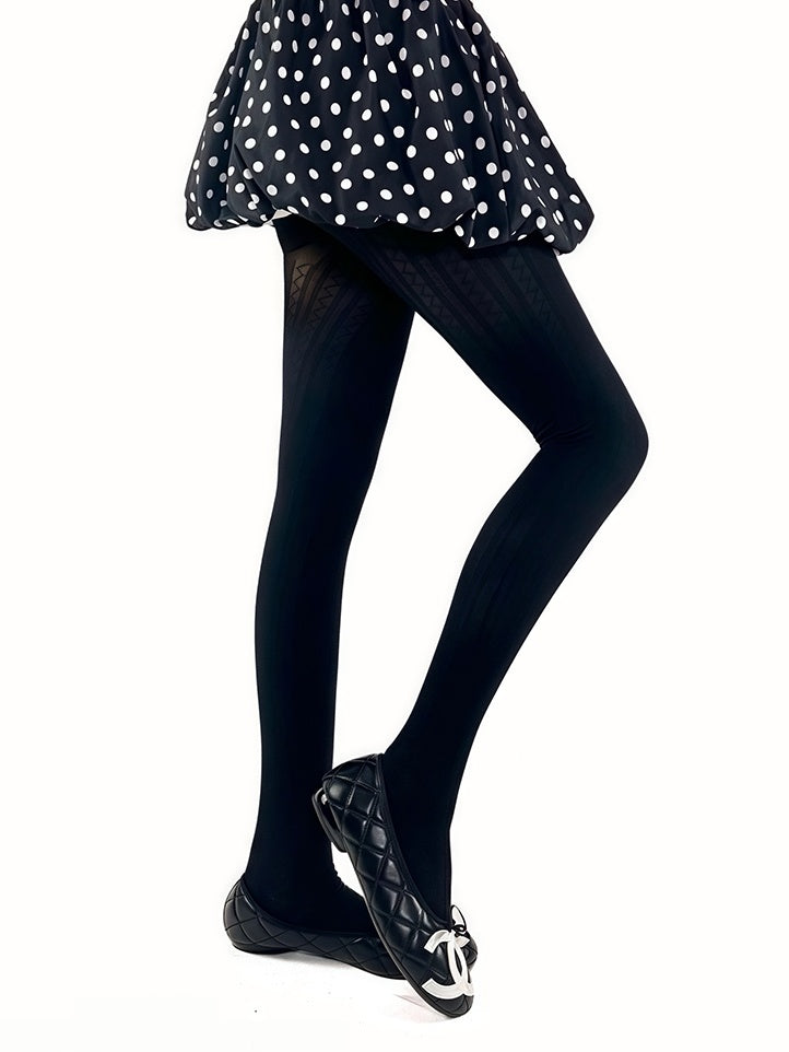 Striped Colors Tights Pattern Slimming 4