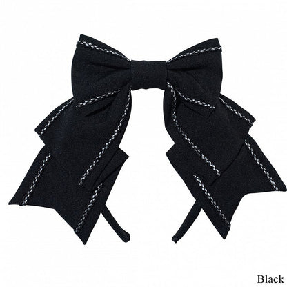 Dark Blue/Black/Red Bowknot KC