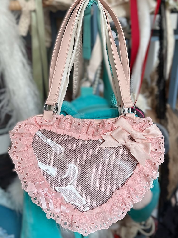 Trim Bag Heart-shaped 7 Lace Color Lolita Options Ita