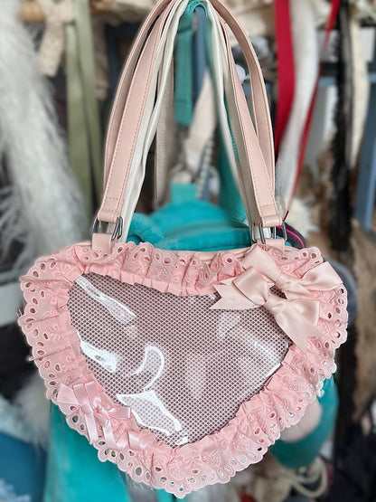 Trim Bag Heart-shaped 7 Lace Color Lolita Options Ita