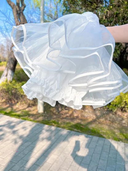 30 cm für 55–85 cm Größe Futter weiß Petticoat Taille Lolita Clearance-Free Bloomers