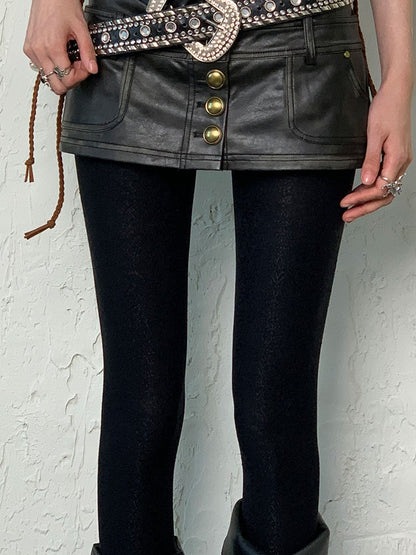 Punk-schwarze Strumpfhose