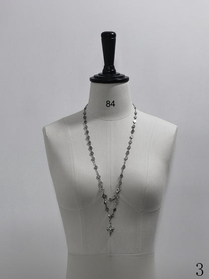 クロスペンダントネックレス