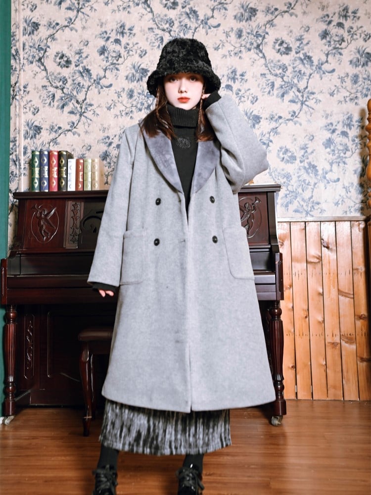 Embroidery Black Cheongsam Knit Gothic Bird Turtleneck with Sweater