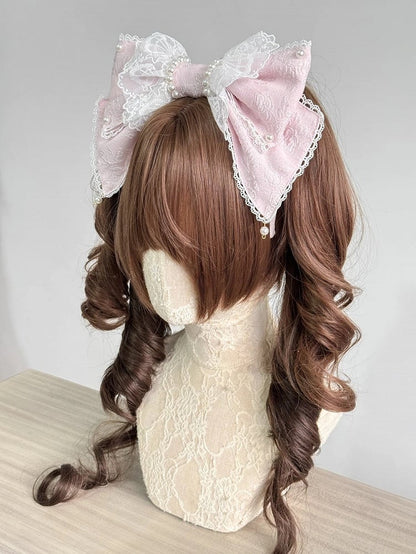 Lolita Pastel Pearl Pink Details) (Lace KC Sweet