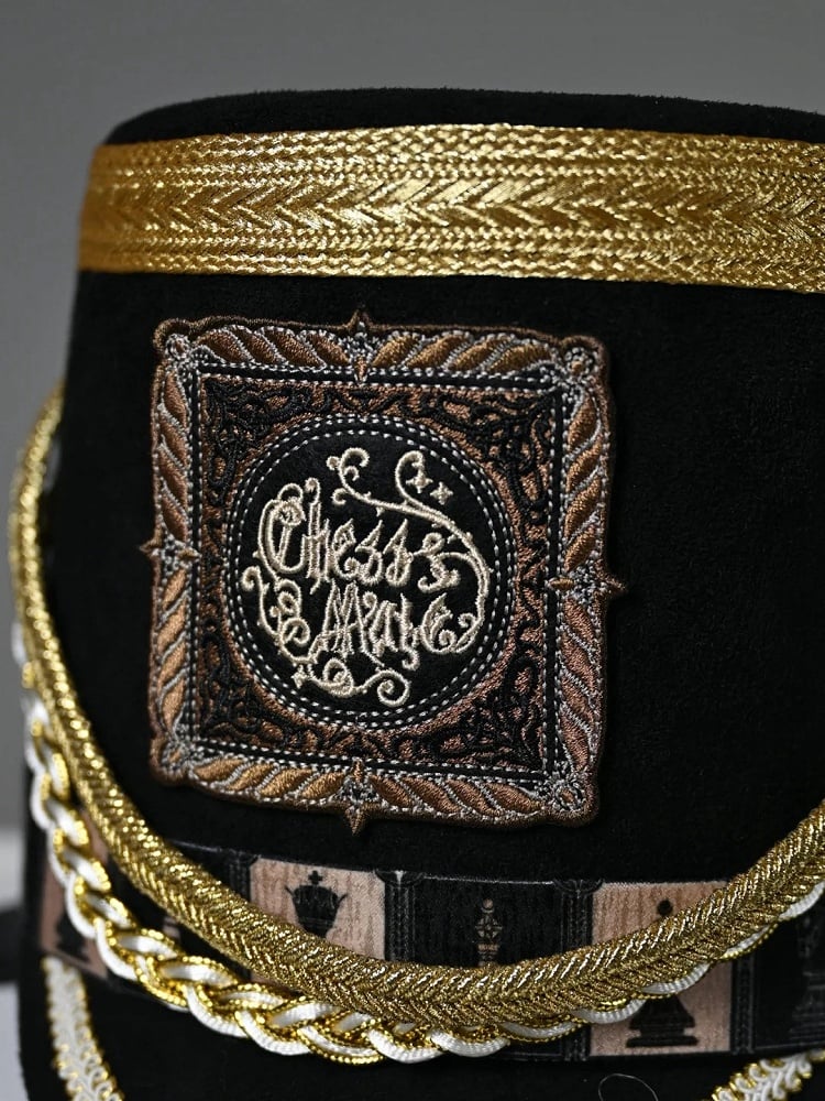 Black Blue Hat Red / Dark