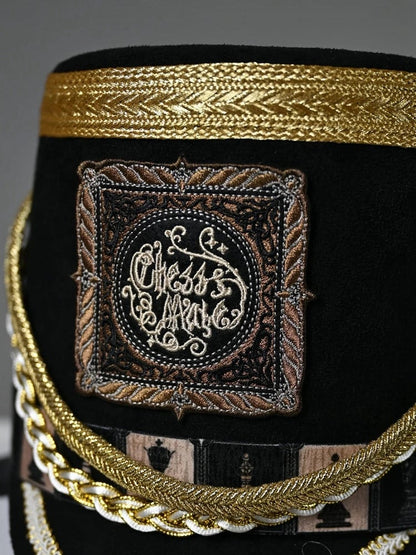 Black Blue Hat Red / Dark