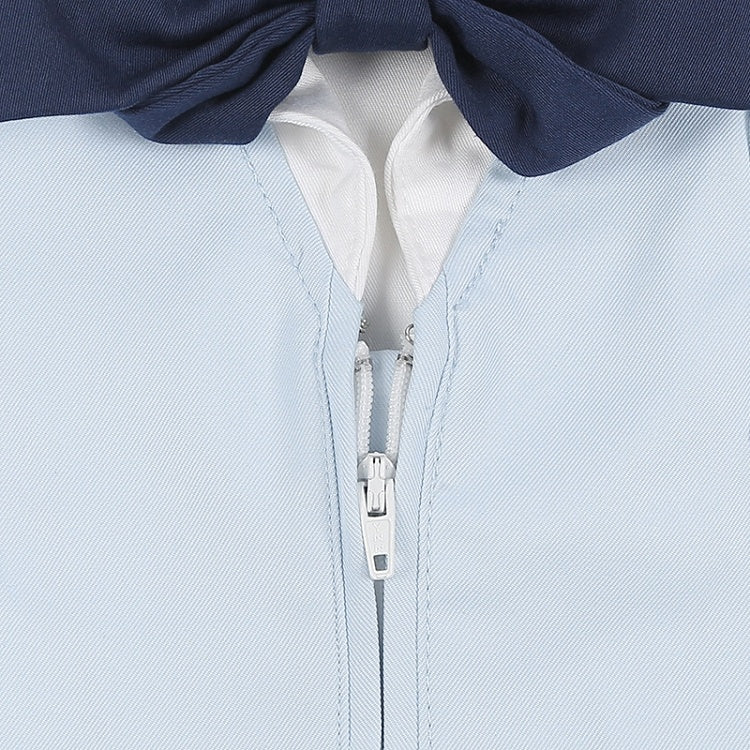 Little Seal Light Blue Sailor Collar JK Uniform Top with Free Bow Tie