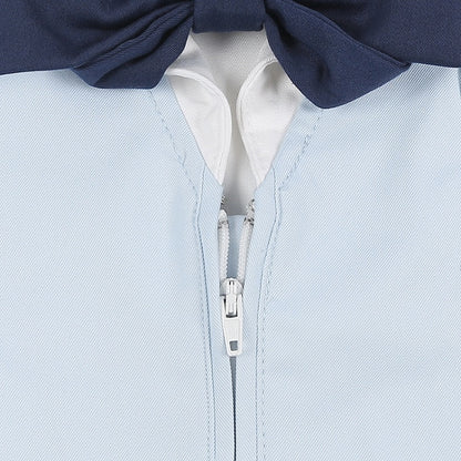 Little Seal Hellblaues JK-Uniform-Oberteil mit Matrosenkragen und gratis Fliege