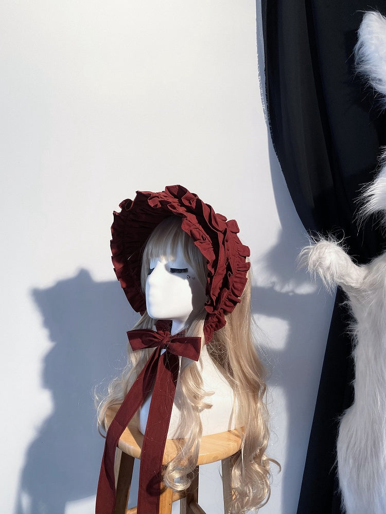 Black / White / Blue / Red Lolita Hairband - Blossom Herald