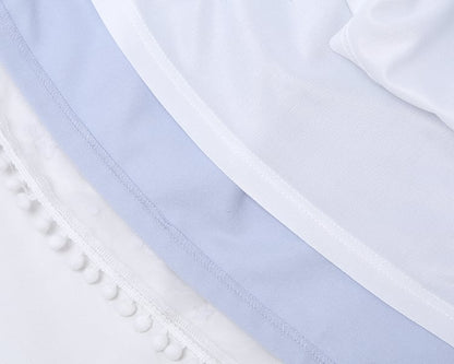 Set Overlay Purple Castle Print Trim Moon Cape Snow with Skirt Plush Light Lace Dress Lolita Jumper