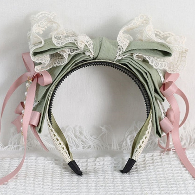 Charms KC Lace Lolita Bowknot Bead With Trimmed Gorgeous