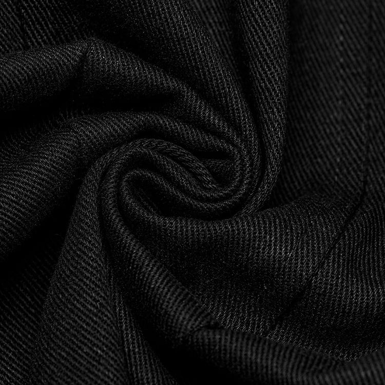 Handsome Coat Punk Men's Black