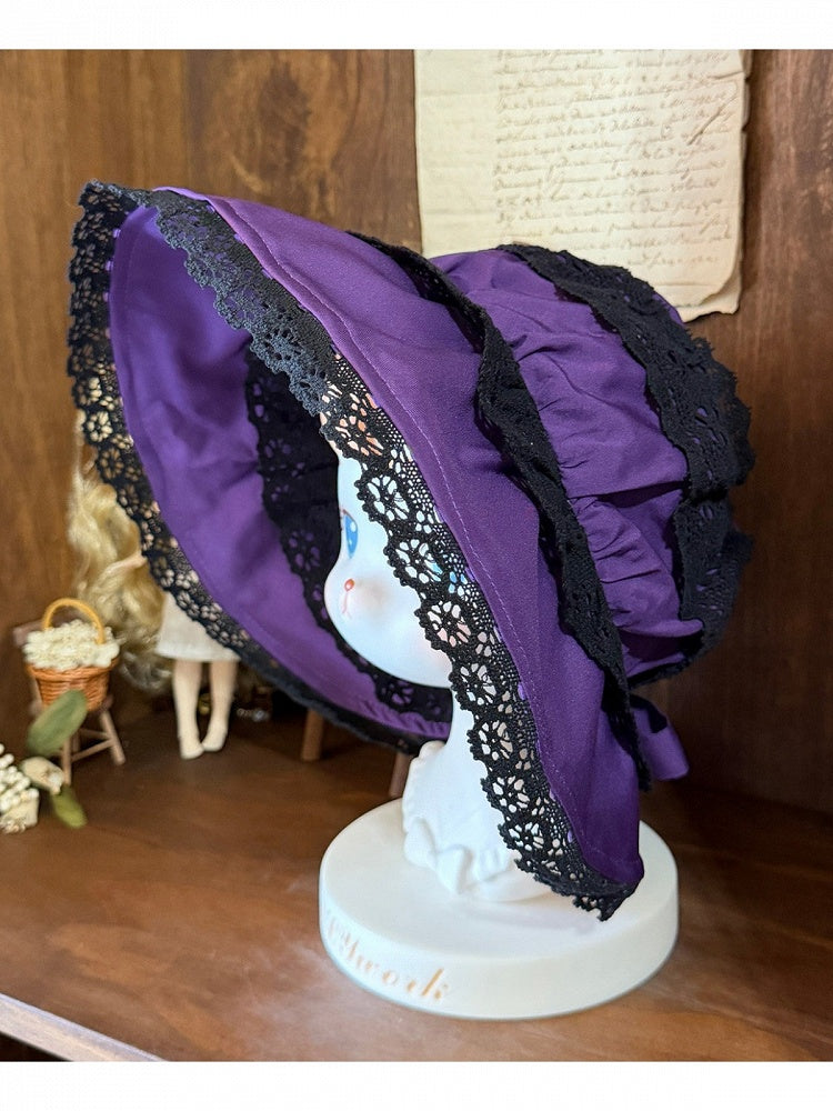 Gothic Lolita Bonnet in Four Shades - NnSTAR
