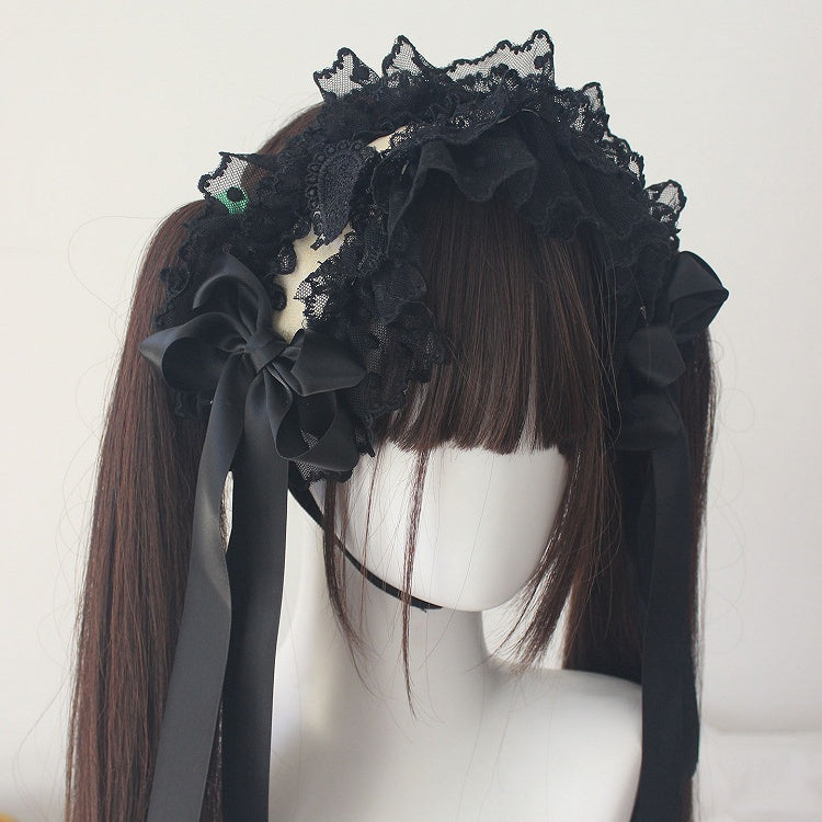 Style Sweet Hairband Ruffled 7-Color Lace