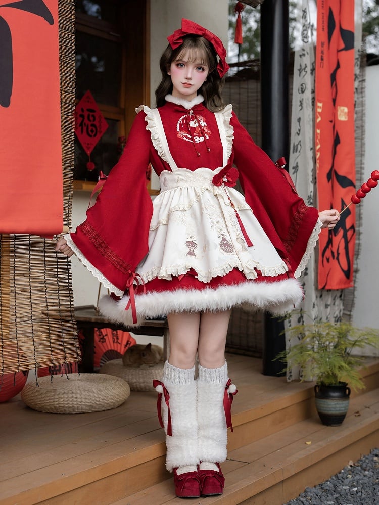 Warmers Plush White Leg