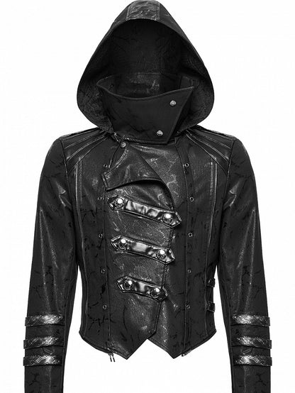 Black Long Wild Reaper Coat Men's