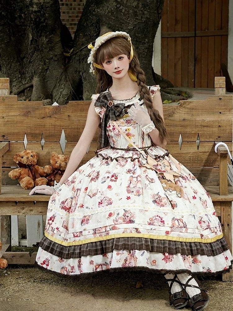 Maple Leaf Crossbody Bag with Floral Embroidery - Lineall Cat