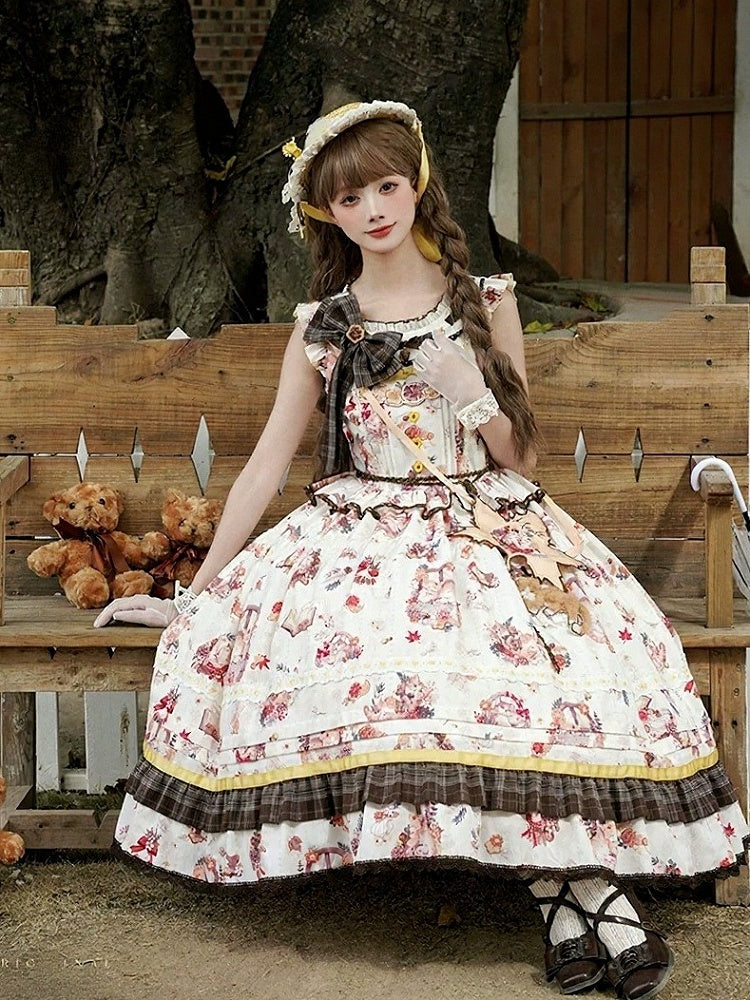Maple-Shaped Crossbody Bag with Floral Embroidery - Lineall Cat