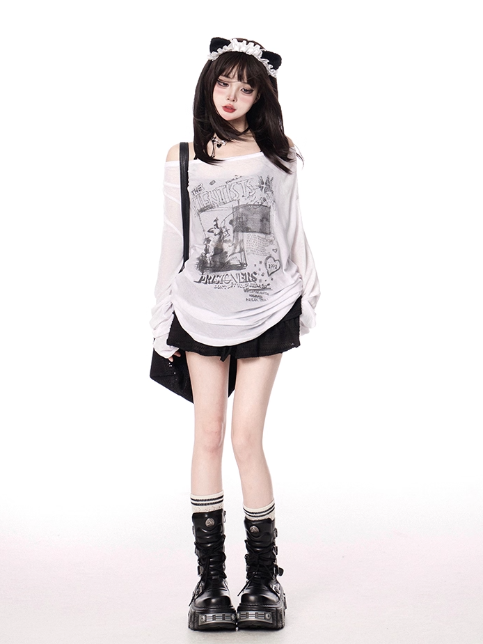 ブラック ドローストリングウエスト ミニティアードスカート