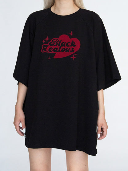 Black/White Oversized Vintage Graphic T-Shirt