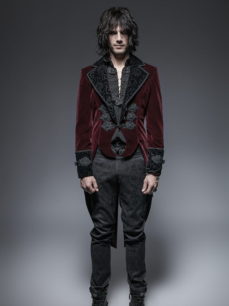 Jacket Tail Gentle Scissors With Red