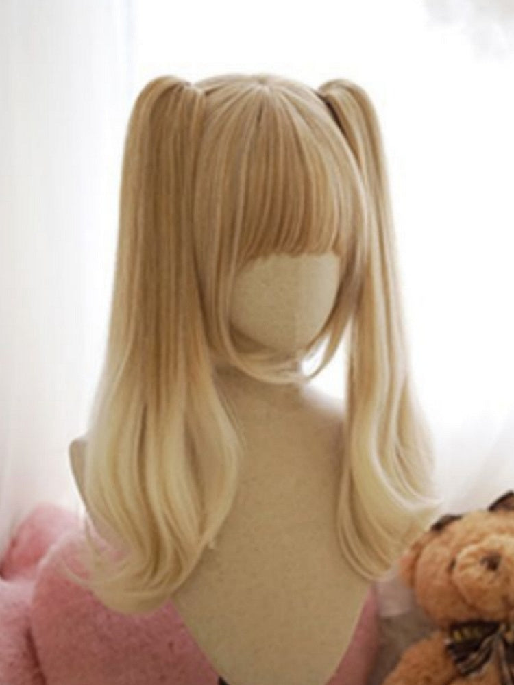 Light Blonde Ombre Ponytail Claw Clips