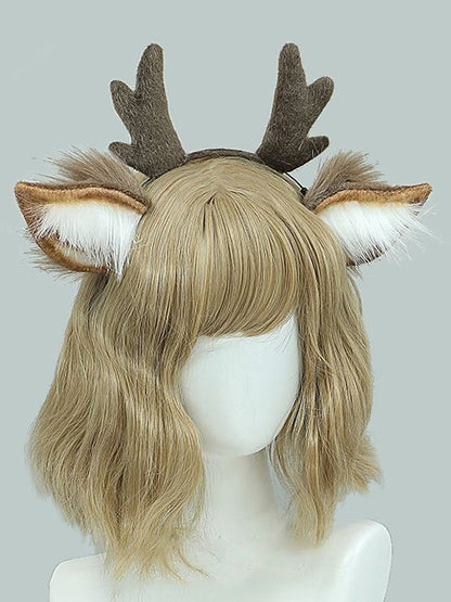 Fur KC Colors 3 Theme Deer Ear Faux Lolita Christmas