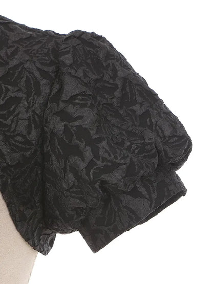 ボレロチェーン ブラックスリーブ パフビーズ付き