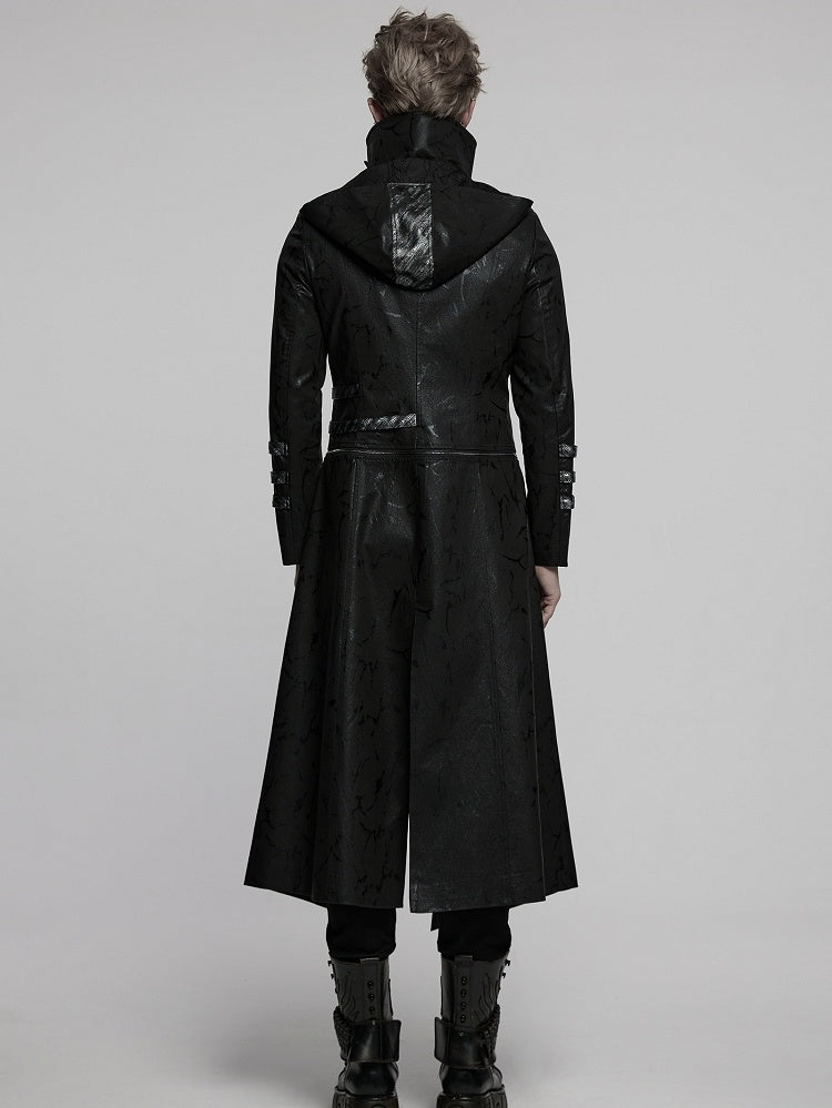 Black Long Wild Reaper Coat Men's