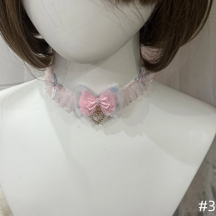 Four Accessory - Collection Styles with Hime White Lolita Lace Pink