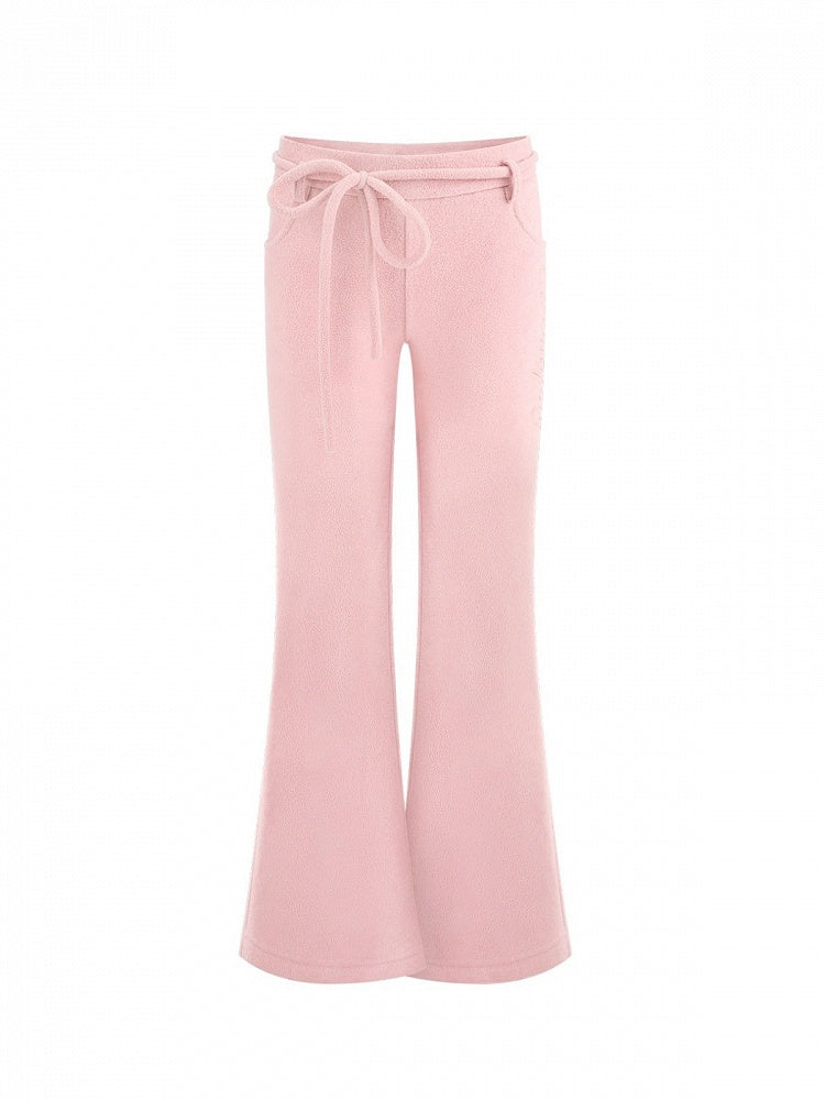 Flared Pants Pink Kawaii Autumn Daily - serendipity