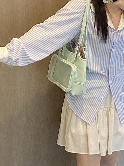 Window with Display Ita Light Bag Green Shoulder