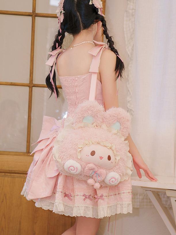 Bunny Plush Pink Kawaii Bag Crossbody/Shoulder