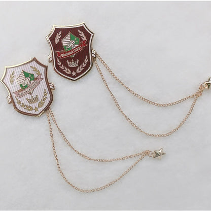 White Metal / Badge Red