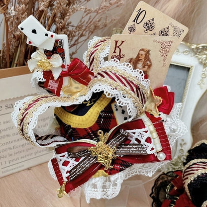 Alice im Wunderland Hut 6 Vibes Poker Optionen Krone Mini dekoriert