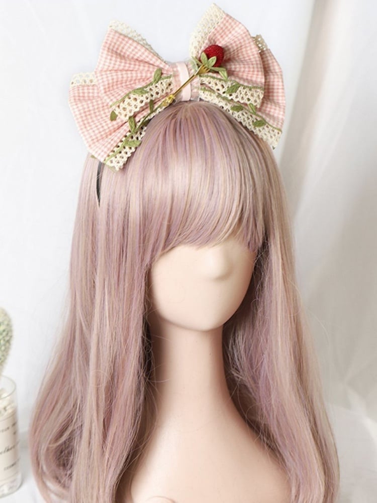 Lolita Big Options Sweet 2 Bow KC Pink