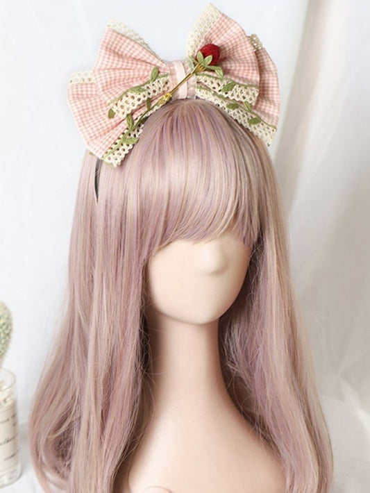 Lolita Big Options Sweet 2 Bow KC Pink