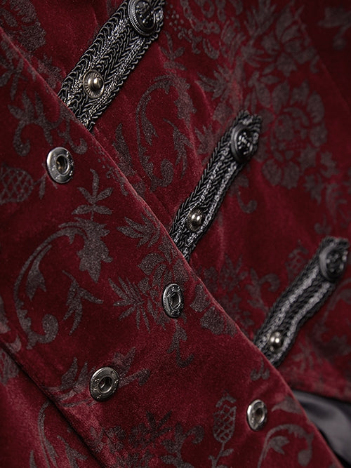 Men's Gothic Vest Red