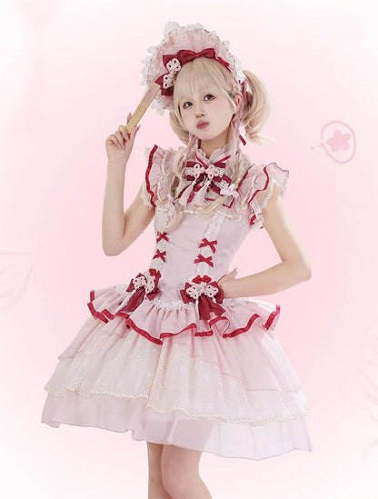 ピンクのボンネット