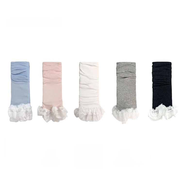 Colors Trim Lace Warmers 5 Ballet-Style Leg