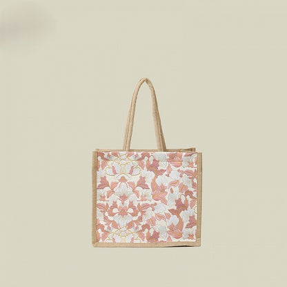 4 Colors Embroidery Handbag Flower