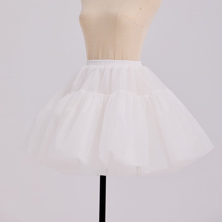 Lolita Petticoat White 45cm Puffy