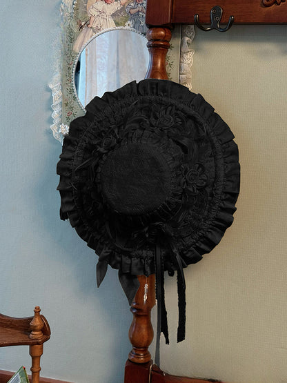 Purple Red Blue Black Hat / Beige