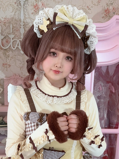 3つの詳細 KC 蝶結びカラーレーストリムオプション