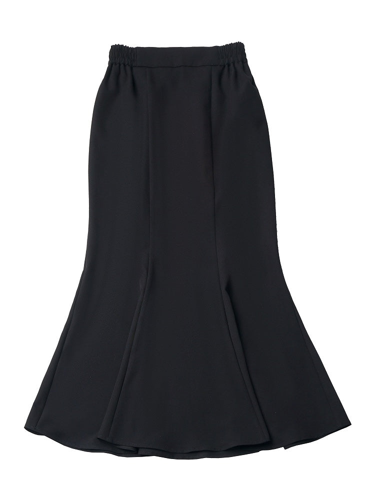 Black Mermaid Silhouette Chinese Style Skirt - PINK SAVIOR