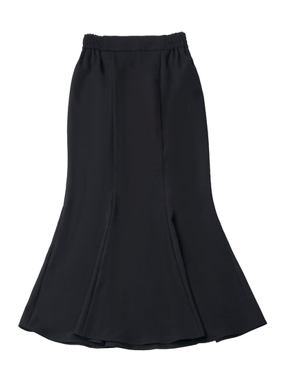 Black Mermaid Silhouette Chinese Style Skirt - PINK SAVIOR