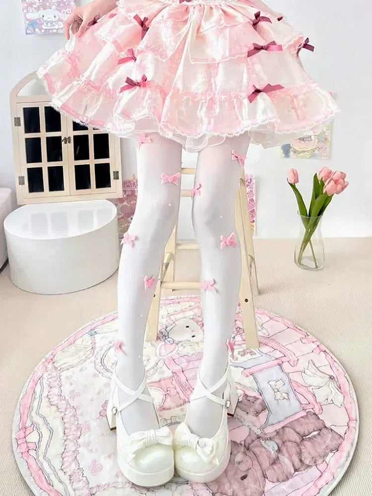 Bow Scattered - 3 Tights Colors